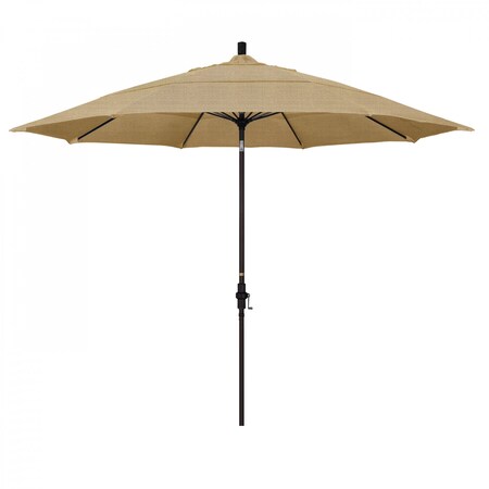 California Umbrella Patio Umbrella, Octagon, 109.5" H, Sunbrella Fabric, Linen Sesame 194061020937