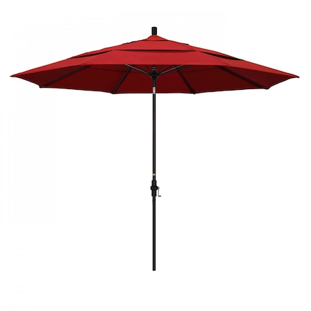 California Umbrella Patio Umbrella, Octagon, 109.5" H, Olefin Fabric, Red 194061020982