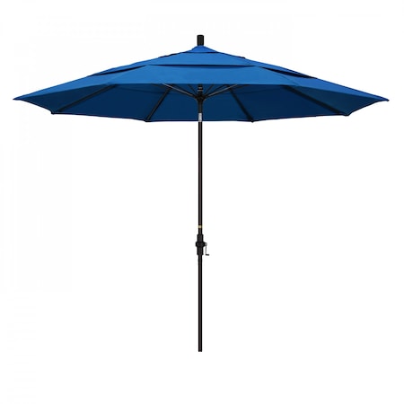 California Umbrella Patio Umbrella, Octagon, 109.5" H, Pacifica Fabric, Pacific Blue 194061021149