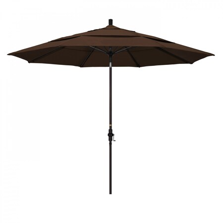 California Umbrella Patio Umbrella, Octagon, 109.5" H, Pacifica Fabric, Mocha 194061021248