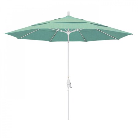 California Umbrella Patio Umbrella, Octagon, 109.5" H, Sunbrella Fabric, Spectrum Mist 194061021347