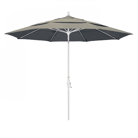 California Umbrella Patio Umbrella, Octagon, 109.5" H, Sunbrella Fabric, Spectrum Dove 194061021361