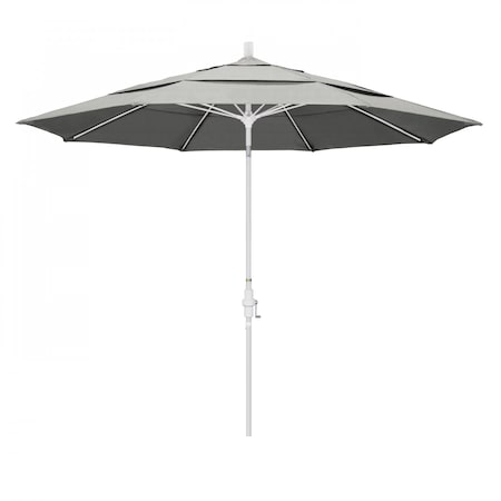 California Umbrella Patio Umbrella, Octagon, 109.5" H, Sunbrella Fabric, Granite 194061021415