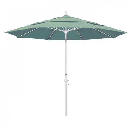 California Umbrella Patio Umbrella, Octagon, 109.5" H, Sunbrella Fabric, Spa 194061021507