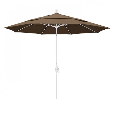 California Umbrella Patio Umbrella, Octagon, 109.5" H, Sunbrella Fabric, Cocoa 194061021569