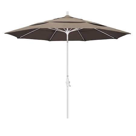 California Umbrella Patio Umbrella, Octagon, 109.5" H, Sunbrella Fabric, Taupe 194061021644