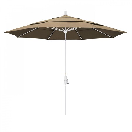 California Umbrella Patio Umbrella, Octagon, 109.5" H, Sunbrella Fabric, Heather Beige 194061021668