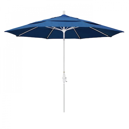 California Umbrella Patio Umbrella, Octagon, 109.5" H, Sunbrella Fabric, Regatta 194061021682