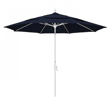 California Umbrella Patio Umbrella, Octagon, 109.5" H, Pacifica Fabric, Navy Blue 194061022108