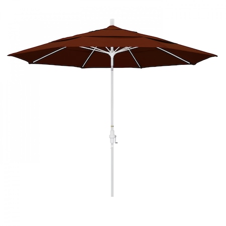California Umbrella Patio Umbrella, Octagon, 109.5" H, Pacifica Fabric, Brick 194061022115