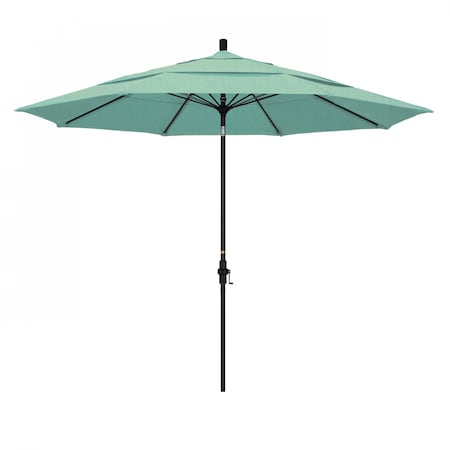 California Umbrella Patio Umbrella, Octagon, 109.5" H, Sunbrella Fabric, Spectrum Mist 194061022184