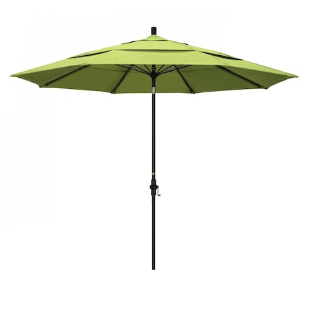 California Umbrella Patio Umbrella, Octagon, 109.5" H, Sunbrella Fabric, Parrot 194061022290