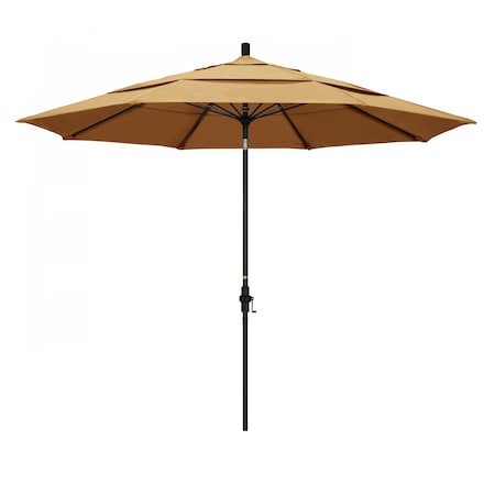 California Umbrella Patio Umbrella, Octagon, 109.5" H, Sunbrella Fabric, Wheat 194061022351