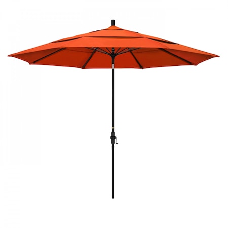 California Umbrella Patio Umbrella, Octagon, 109.5" H, Sunbrella Fabric, Melon 194061022368