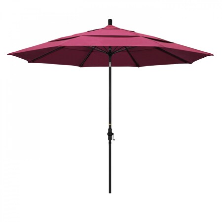 California Umbrella Patio Umbrella, Octagon, 109.5" H, Sunbrella Fabric, Hot Pink 194061022498