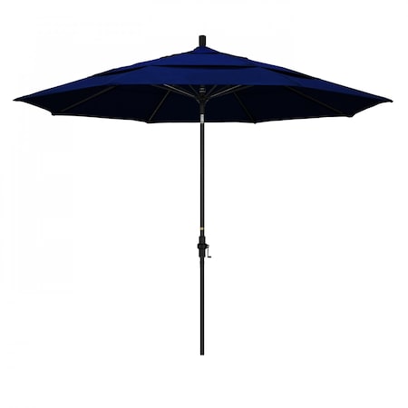 California Umbrella Patio Umbrella, Octagon, 109.5" H, Sunbrella Fabric, True Blue 194061022535