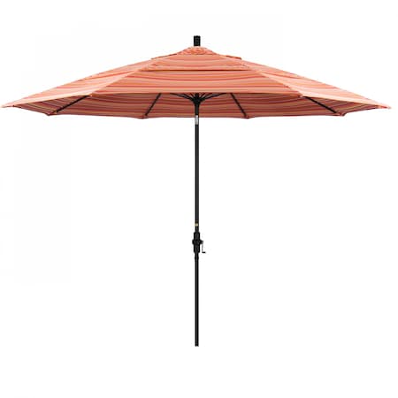 Patio Umbrella, Octagon, 109.5"" H, Sunbrella Fabric, Dolce Mango -  CALIFORNIA UMBRELLA, 194061022542