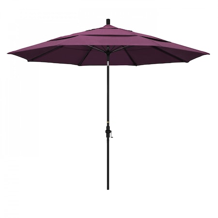 California Umbrella Patio Umbrella, Octagon, 109.5" H, Sunbrella Fabric, Iris 194061022603