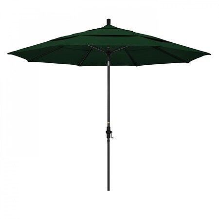 March Patio Umbrella, Octagon, 109.5" H, Olefin Fabric, Hunter Green GSCUF118705-F08-DWV