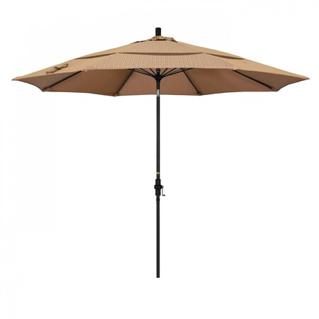 California Umbrella Patio Umbrella, Octagon, 109.5" H, Olefin Fabric, Terrace Sequoia 194061022795