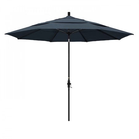 California Umbrella Patio Umbrella, Octagon, 109.5" H, Pacifica Fabric, Sapphire 194061022979