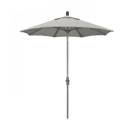 California Umbrella Patio Umbrella, Octagon, 102.5" H, Sunbrella Fabric, Granite 194061023099