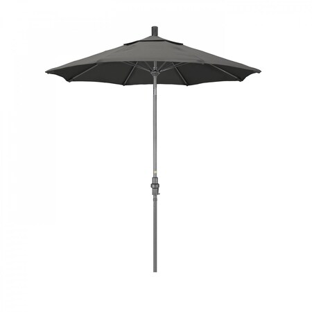 California Umbrella Patio Umbrella, Octagon, 102.5" H, Sunbrella Fabric, Charcoal 194061023129