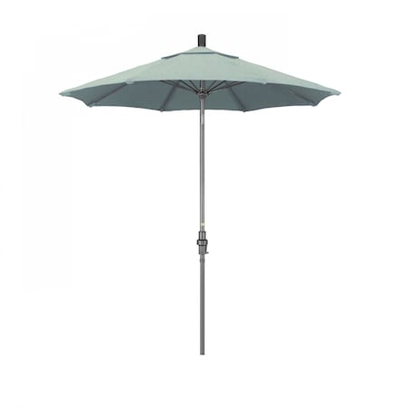California Umbrella Patio Umbrella, Octagon, 102.5" H, Sunbrella Fabric, Spa 194061023181