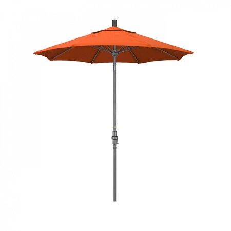 California Umbrella Patio Umbrella, Octagon, 102.5" H, Sunbrella Fabric, Melon 194061023204