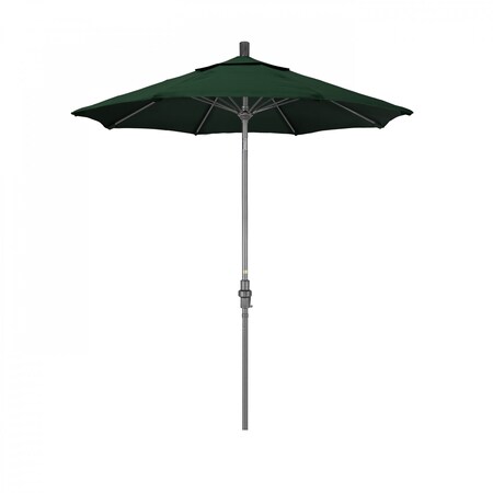 California Umbrella Patio Umbrella, Octagon, 102.5" H, Sunbrella Fabric, Forest Green 194061023297