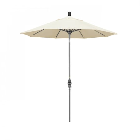California Umbrella Patio Umbrella, Octagon, 102.5" H, Sunbrella Fabric, Canvas 194061023303