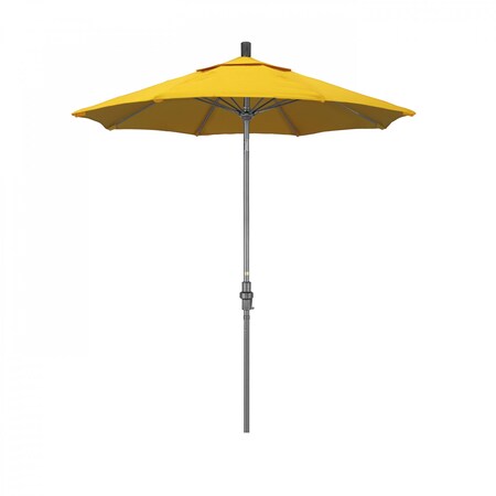 California Umbrella Patio Umbrella, Octagon, 102.5" H, Sunbrella Fabric, Sunflower Yellow 194061023310