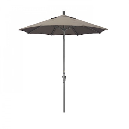 California Umbrella Patio Umbrella, Octagon, 102.5" H, Sunbrella Fabric, Taupe 194061023327