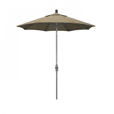 California Umbrella Patio Umbrella, Octagon, 102.5" H, Sunbrella Fabric, Heather Beige 194061023341
