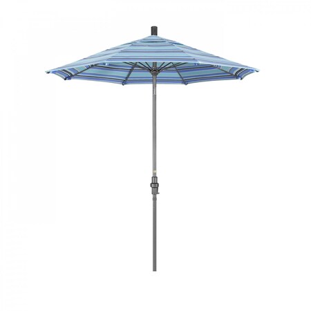 California Umbrella Patio Umbrella, Octagon, 102.5" H, Sunbrella Fabric, Dolce Oasis 194061023396