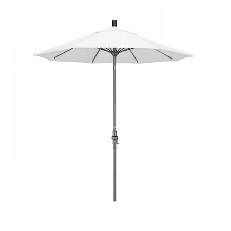 California Umbrella Patio Umbrella, Octagon, 102.5" H, Olefin Fabric, White 194061023495