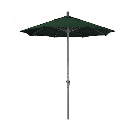 California Umbrella Patio Umbrella, Octagon, 102.5" H, Olefin Fabric, Hunter Green 194061023501