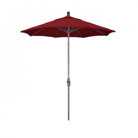 California Umbrella Patio Umbrella, Octagon, 102.5" H, Olefin Fabric, Red 194061023525