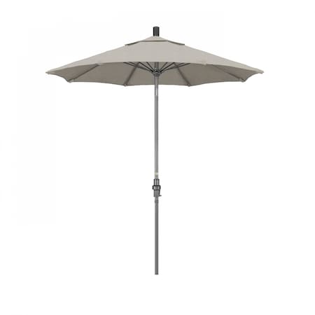 California Umbrella Patio Umbrella, Octagon, 102.5" H, Olefin Fabric, Woven Granite 194061023648