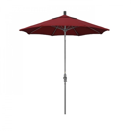California Umbrella Patio Umbrella, Octagon, 102.5" H, Pacifica Fabric, Red 194061023693