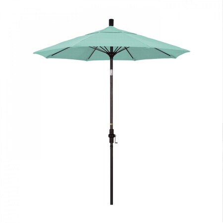 California Umbrella Patio Umbrella, Octagon, 102.5" H, Sunbrella Fabric, Spectrum Mist 194061023884