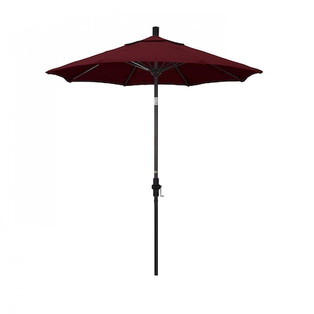 California Umbrella Patio Umbrella, Octagon, 102.5" H, Sunbrella Fabric, Spectrum Ruby 194061023938