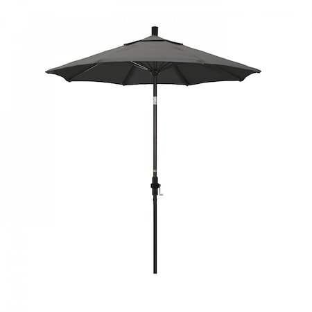 California Umbrella Patio Umbrella, Octagon, 102.5" H, Sunbrella Fabric, Charcoal 194061023983