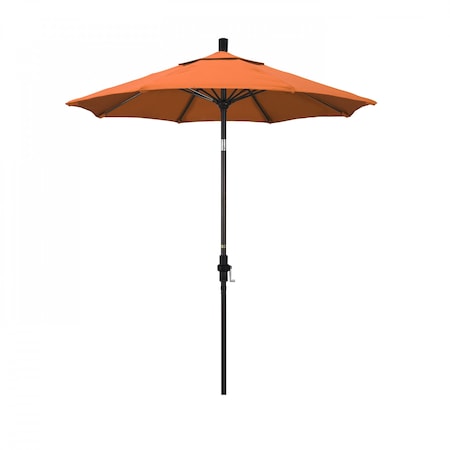 California Umbrella Patio Umbrella, Octagon, 102.5" H, Sunbrella Fabric, Tangerine 194061024003