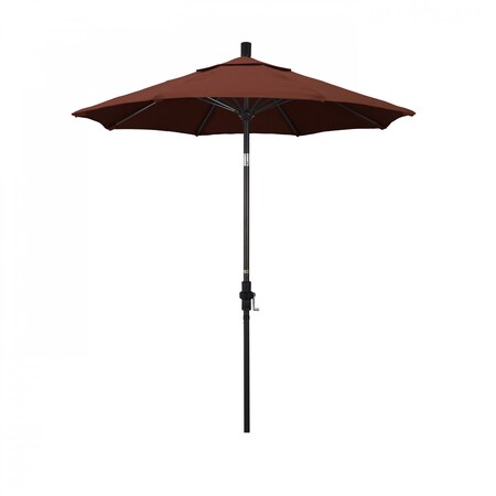 California Umbrella Patio Umbrella, Octagon, 102.5" H, Sunbrella Fabric, Henna 194061024010