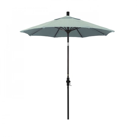 California Umbrella Patio Umbrella, Octagon, 102.5" H, Sunbrella Fabric, Spa 194061024041
