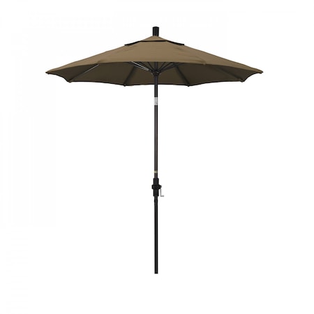 California Umbrella Patio Umbrella, Octagon, 102.5" H, Sunbrella Fabric, Cocoa 194061024102