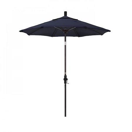 California Umbrella Patio Umbrella, Octagon, 102.5" H, Sunbrella Fabric, Navy 194061024133