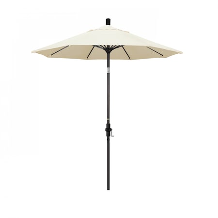 California Umbrella Patio Umbrella, Octagon, 102.5" H, Sunbrella Fabric, Canvas 194061024164