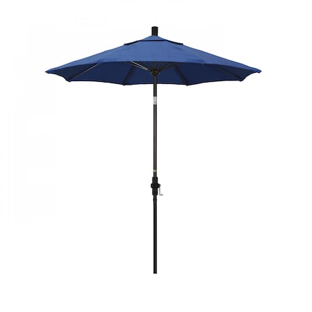 California Umbrella Patio Umbrella, Octagon, 102.5" H, Sunbrella Fabric, Regatta 194061024225